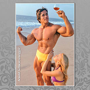 Плакат А3 Арнольд Шварценеггер 002