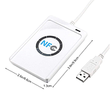 Зчитувач ID паспортів ACR122U NFC UAIDREADER, редактор карт Mifare NTAG, фото 2