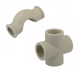 Поліпропіленові різні фітинги КР (Чехія)