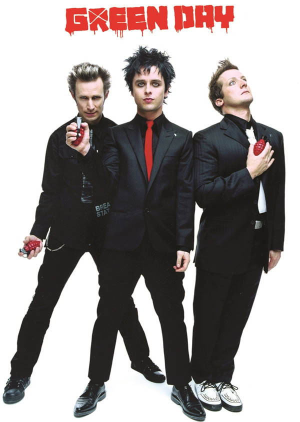 Плакат GREEN DAY band