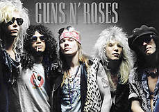 Плакат GUNS'N'ROSES band