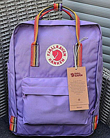 Рюкзак Fjallraven Kanken Classic Rainbow 16л Сиреневый ( ткань)