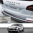 Пластикова захисна накладка на задній бампер для Porsche Cayenne 2014-2017
