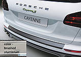Пластикова захисна накладка на задній бампер для Porsche Cayenne 2014-2017, фото 3