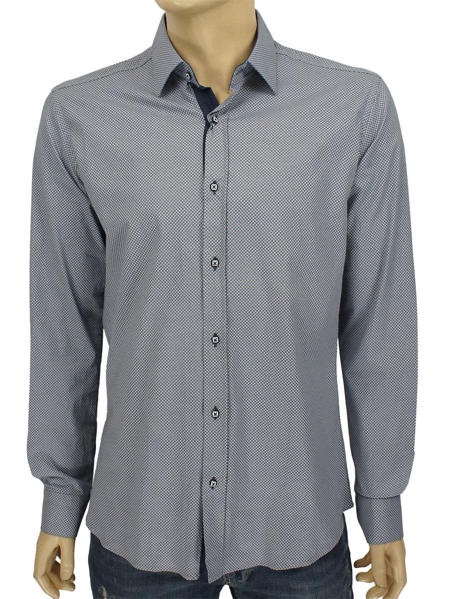 Чоловіча стильна приталена сорочка Negredo 9060 ND 04, фото 1