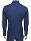 Синя чоловіча сорочка з дрібним принтом Negredo 9060 ND 07, фото 3