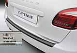 Пластикова захисна накладка на задній бампер для Porsche Cayenne 2010-2014, фото 3