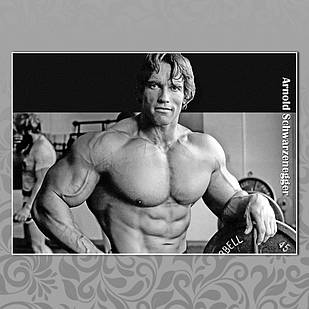 Плакат А3 Арнольд Шварценеггер 011