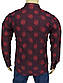 Бордова приталена чоловіча сорочка Negredo 9060 BD 03 великих розмірів, фото 3
