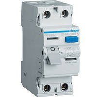 ПЗВ 2 полюси 25А 30мА тип А Hager