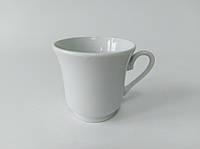 Чашка кофейная керамическая белая без блюдца для кофе в упаковке 6 штук D 8 cm H 7 cm 150 мл
