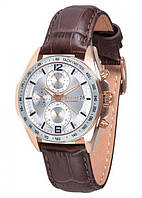 Вінтажний годинник із японським механізмом і шкіряним ремінцем. Часы Guardo