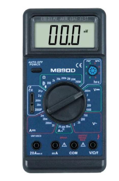 Цифровий тестер мультиметр для вимірювання струму Digital M890D