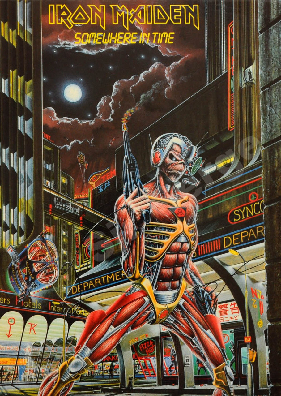 Плакат IRON MAIDEN Somewhere in Time
