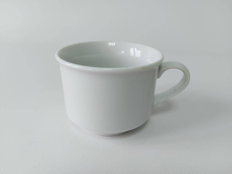Чашка чайна керамічна біла без блюдця Надія для чаю в упаковці 6 штук D 8,5 cm H 7 cm 200 мл, фото 1