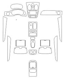 Комплект викройок для салону BENTLEY BENTAYGA 2016