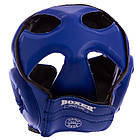 Шолом боксерський із повним захистом Boxer 2036 розмір L Blue, фото 4