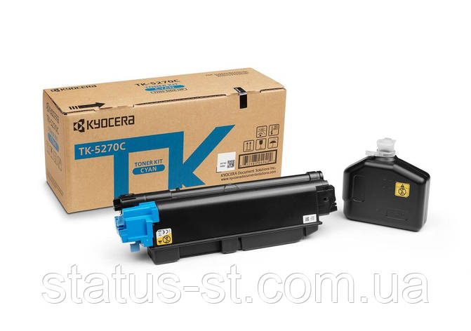 Заправка картриджа Kyocera TK-5270C cyan для принтера Ecosys M6230cidn, M6630cidn, P6230cdn, фото 1