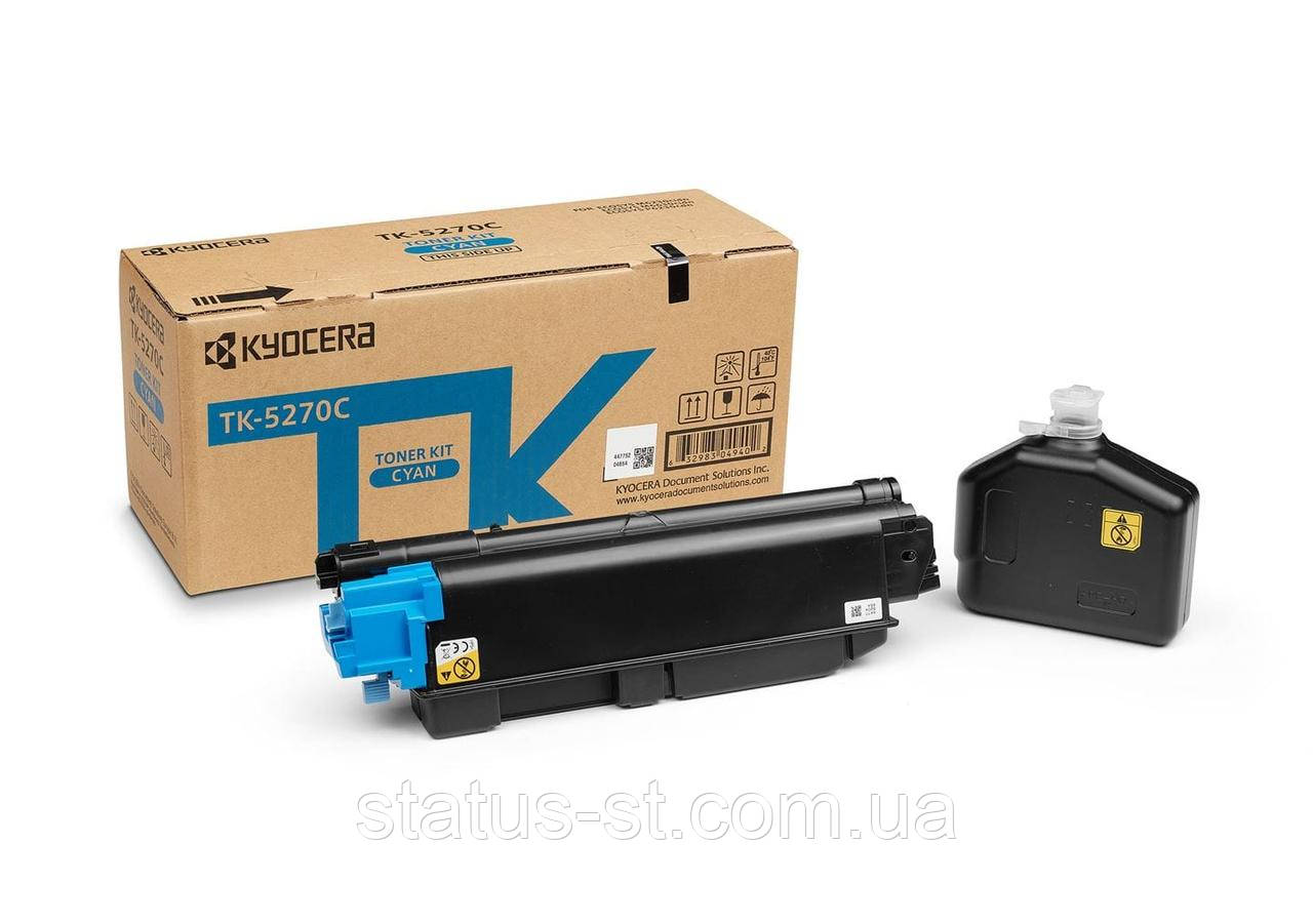 Заправка картриджа Kyocera TK-5270C cyan для принтера Ecosys M6230cidn, M6630cidn, P6230cdn
