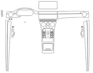Комплект викройок для салону BENTLEY CONTINENTAL GT 2019