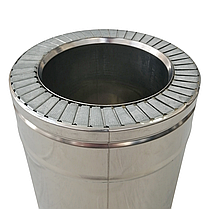 Труба-сендвіч ø110 мм 0,5 мм 1 метр Нерж/Нерж Версія-Люкс (10862), фото 5