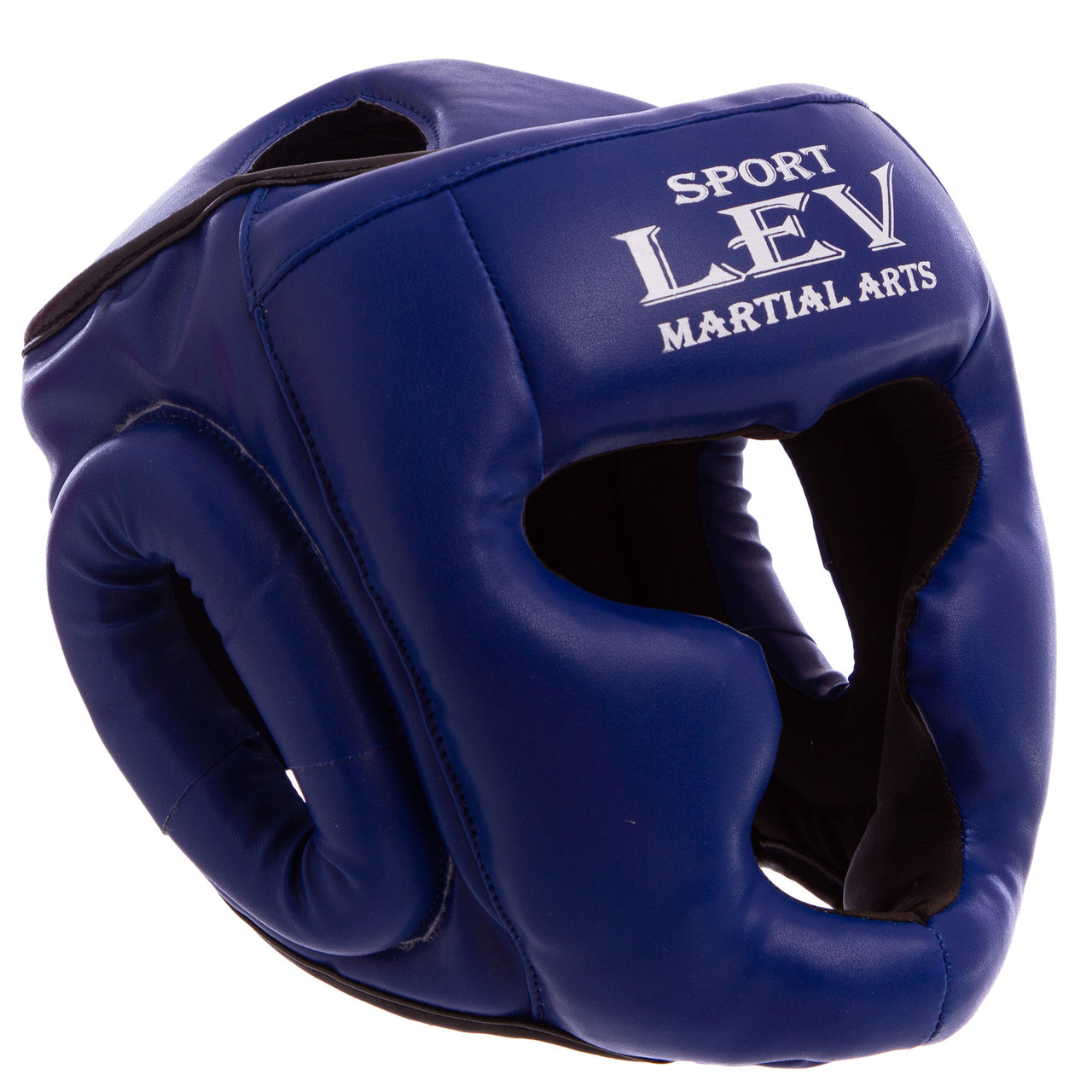 Шолом боксерський із повним захистом Lev 4294 розмір L Blue