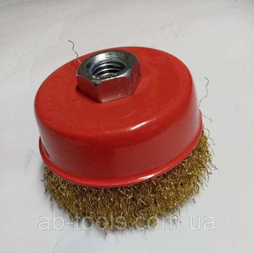 Щітка м'яка металева 125 мм на болгарку, фото 1