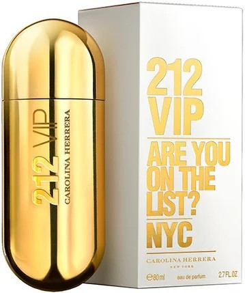 Carolina Herrera 212 VIP for Women парфумована вода 80 ml. (Кароліна Херрера 212 Віп Фор Вумен), фото 1