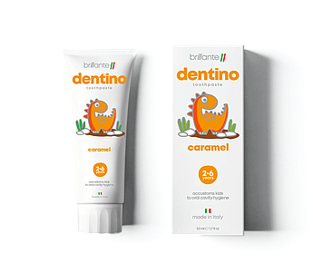 Зубна паста-гель dentino Caramel Kids (2-6 років), 50 мл