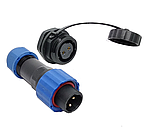 Комплект разъёмов герметичных 16мм 2pin