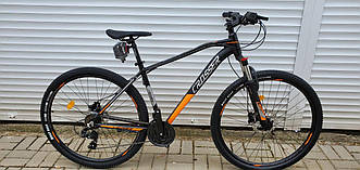 Велосипед 29" Crosser Jazz 19" (Hidraulic LTWOO) чорно-жовтогарячий