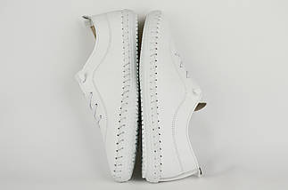 Шкіряні мокасини Evromoda 007115 39 Білі 36, фото 5