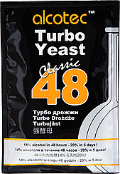 Сухі дріжджі Алкотек Yeast Classic 48