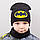 Дитяча шапка з хомутом КАНТА "Batman" розмір 52-56 чорний (OC-184), фото 2