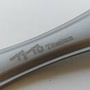 Титанова ложка - виделка TiTo Titanium 2в1 з чохлом, фото 10