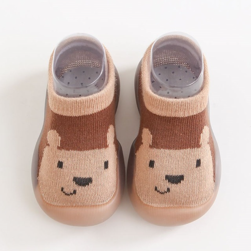 М'які тапочки-шкарпетки на силіконовій підошві для дітей