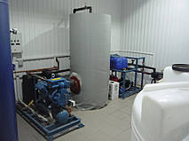 Холодильная машина и бак аккумуляционный 