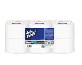 Туалетний папір Selpak Professional Premium джамбо з центральною витяжкою 120 м. 12 шт.