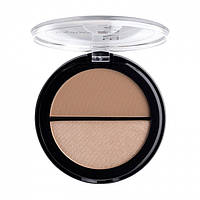 Бронзер и хайлайтер для лица TopFace Instyle Contour _ Highlighter Powder, 002