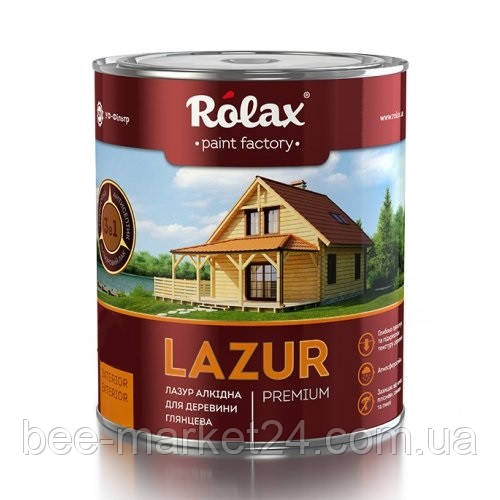 Лазур для деревини Rolax Premium No108 Каштан 2.5 л