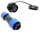 Комплект роз'ємів герметичних SP16-9pin