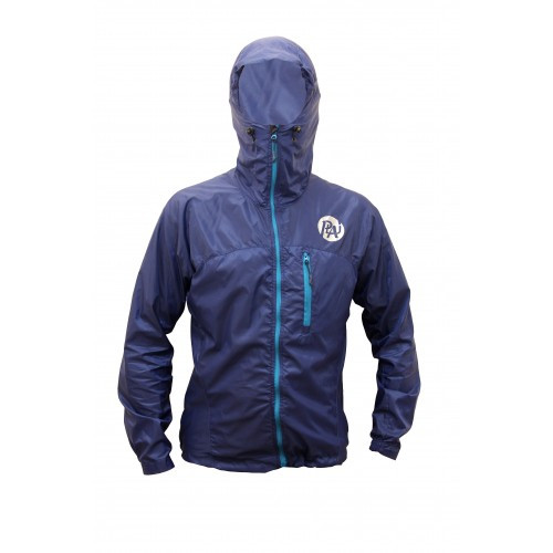 Куртка вітровка *Classic* Plai (Розмір М) синя - полегшена (150 г), з капюшоном, вітрозахисна.