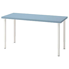 IKEA LAGKAPTEN / OLOV Письмовий стіл, блакитний / білий (294.173.24)