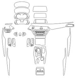 Комплект викройок для салону BMW 5 2018