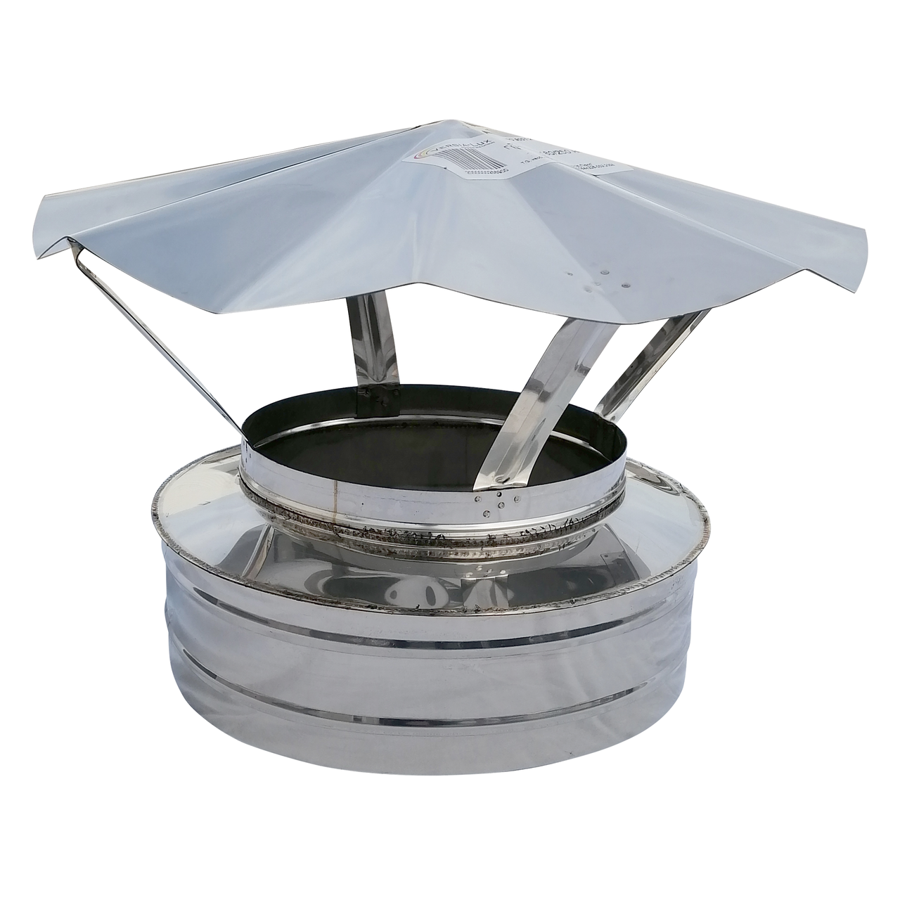 Грибок-термо ø160 мм 0,5 мм Нерж/Нерж Версія-Люкс (11333)