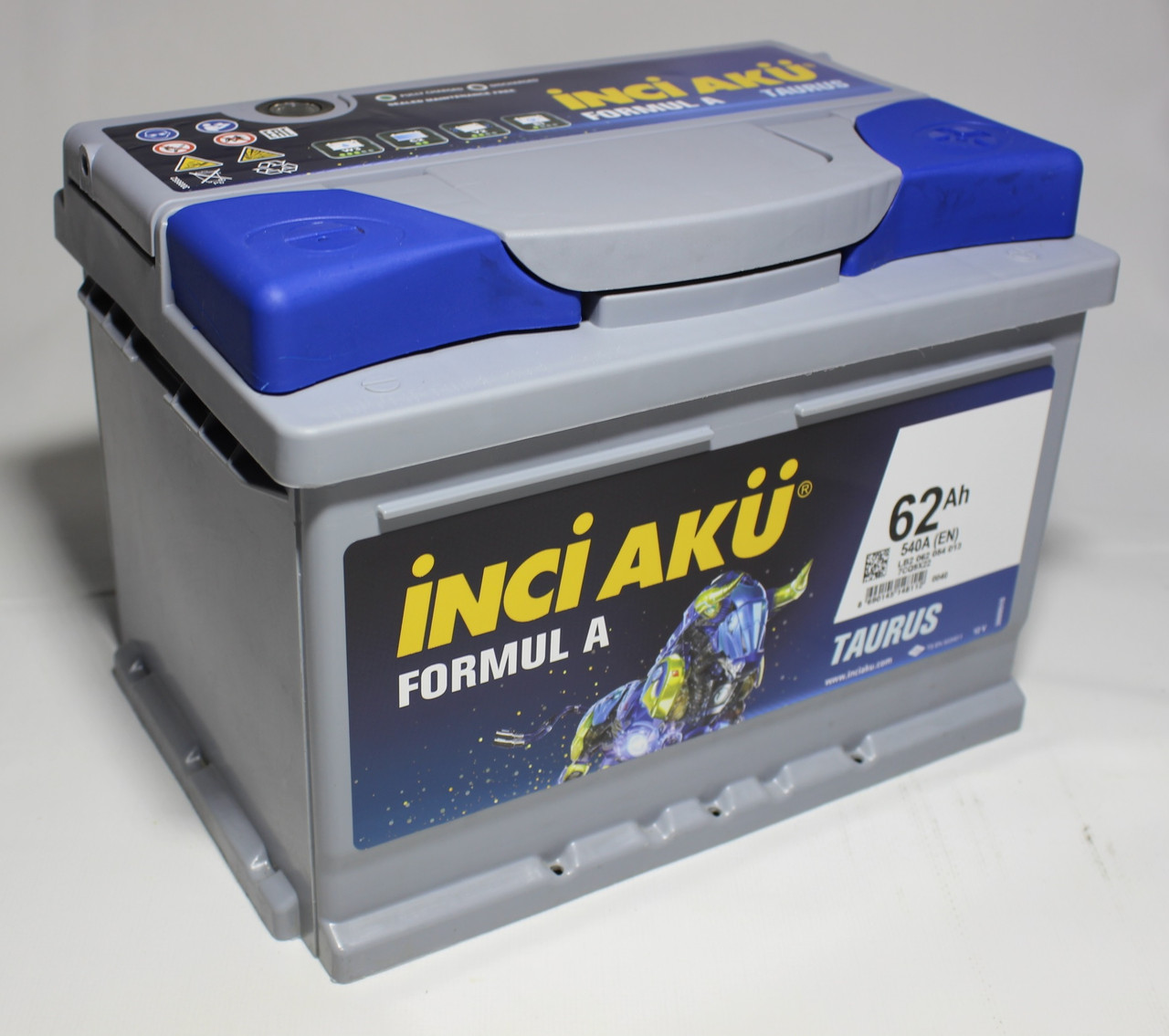 Акумулятор Inci Aku Formula 62Ah/540A R+ низький LB2 062 054 013 Автомобільний (Інджі Акю) АКБ Туреччина НДС