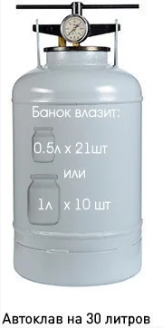Автоклав побутовий Білоруський Novogas 30 л, фото 4
