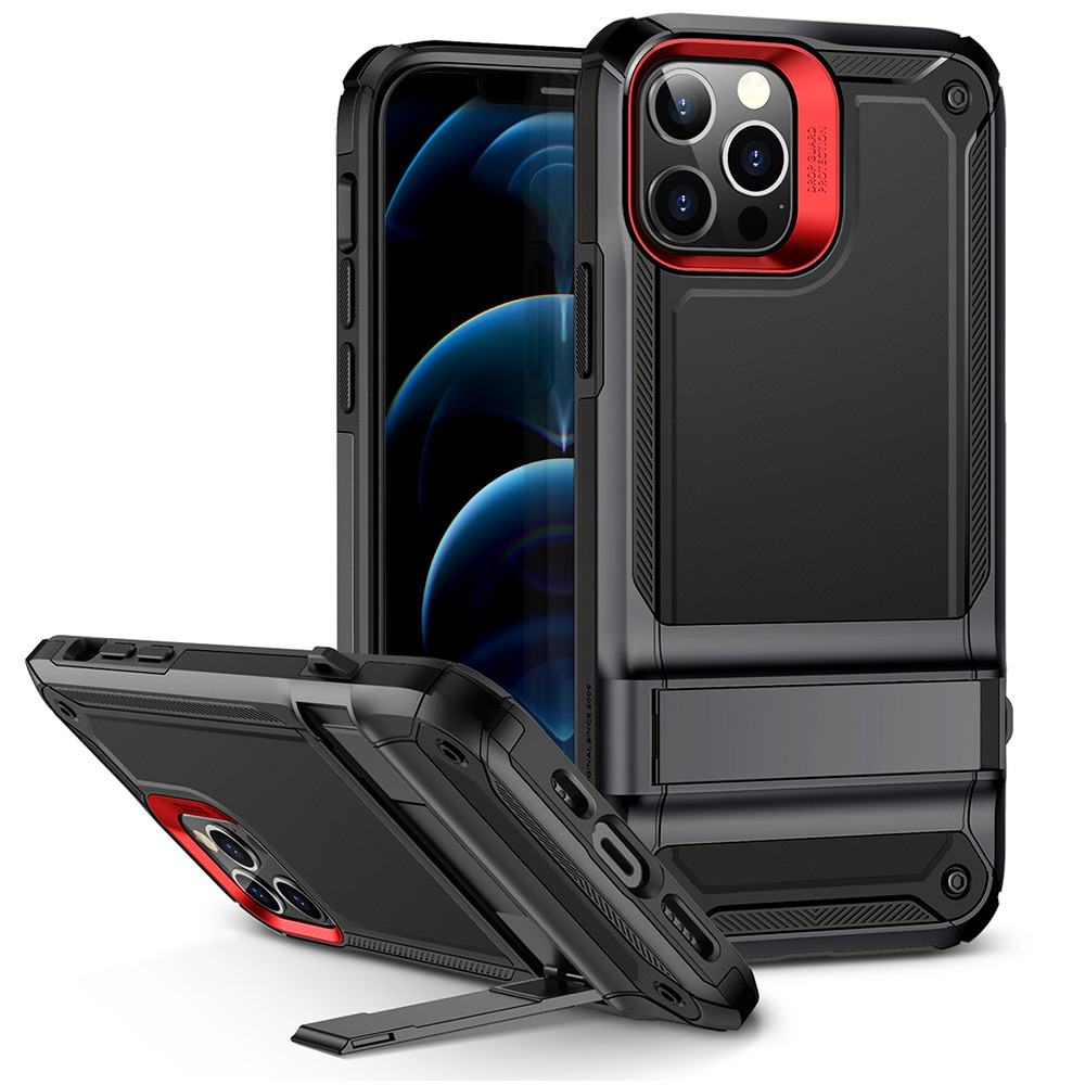 Чохол ESR для iPhone 12 / 12 Pro Machina Tough with Stand, Black (3C01201280101)