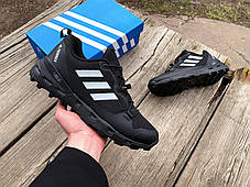 Чоловічі кросівки Adidas Terrex Surround Black White чорні з білим, фото 4