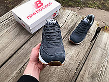 Чоловічі кросівки New Balance 574 Grey сірі, фото 5